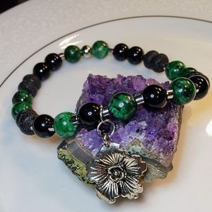 Green Jade aromatherapy bracelet